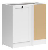 Junona Line - Hjørneskap 60 cm - Høyre - Hvit